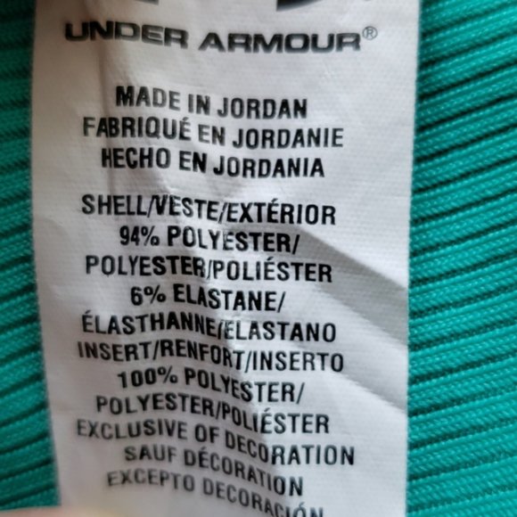 Under Armour fitted heat gear turquoise tank - Picture 8 of 8
